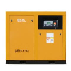 Промышленный винтовой компрессор BERG ВК-45Р-E/12 бар с ременным частотно-регулируемым приводом
