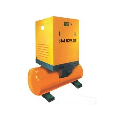 Промышленный винтовой компрессор BERG ВК-5,5Р-500/7 бар с ременным приводом
