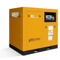 Промышленный винтовой компрессор BERG ВК-18,5Р-E/12 бар с ременным частотно-регулируемым приводом